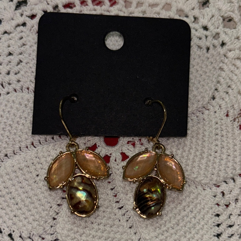 Napier Gold Dangle Earrings